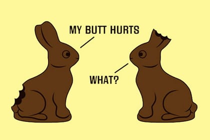 Easter Bunny joke.